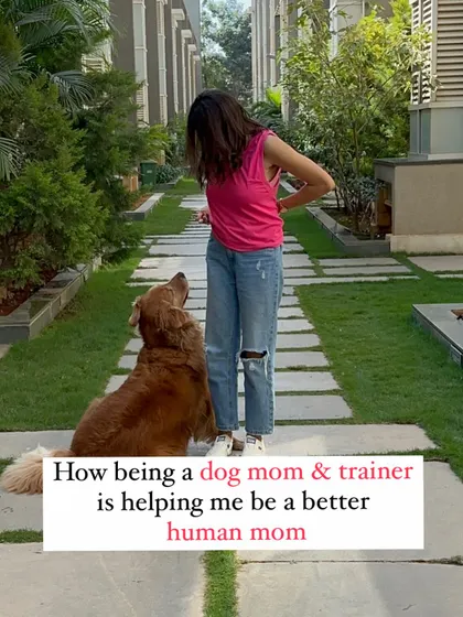 This series shows how being a dog mom and trainer is helping me be a better human mom. The lessons are surprisingly similar.