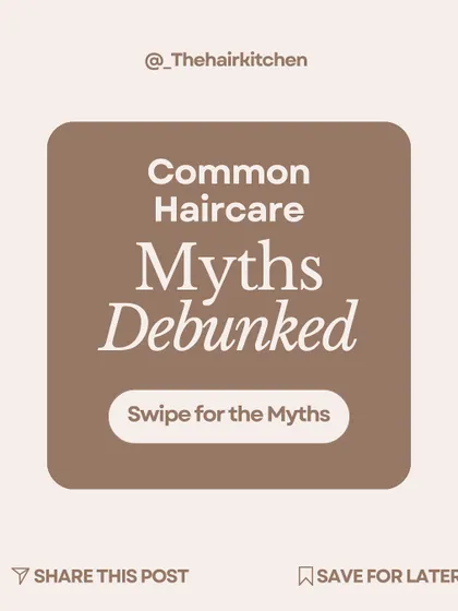 An introduction to my myth-busting series. So much of what we believe about hair care is wrong, and I'm here to set the record straight with facts.