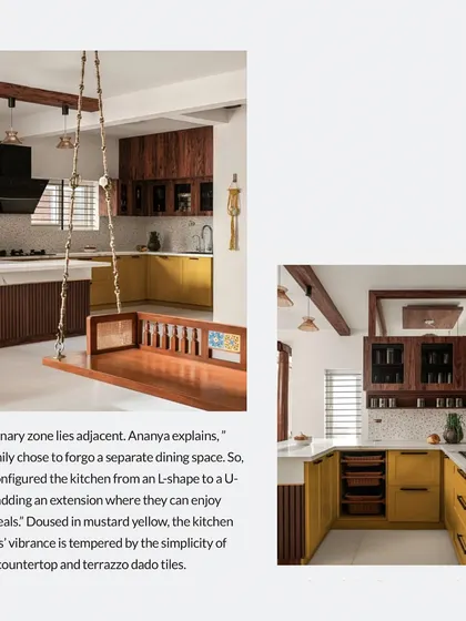 The kitchen feature in the Architecture+Design article.