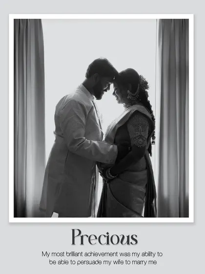 Sometimes, a simple silhouette tells the most powerful story. This black and white maternity portrait uses light and shadow to create a timeless and artistic image, focusing purely on the couple's bond and the beautiful shape of the baby bump.