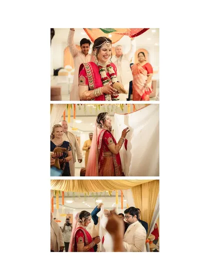 The bride's entry and the varmala exchange, key moments that are full of emotion and celebration.