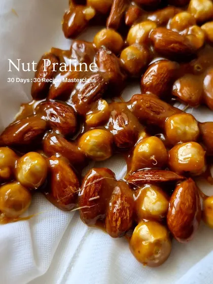 Classic Nut Praline, a versatile and essential component for adding texture and nutty flavor.