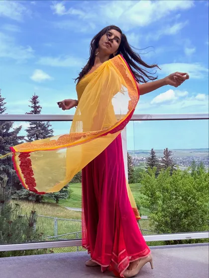 The wind in my hair and a beautiful view. Capturing the feeling of freedom that dance gives me.