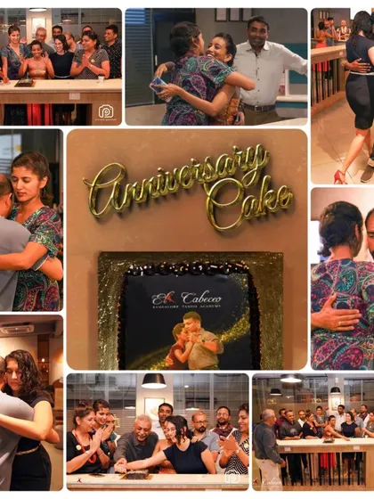 Another collage celebrating our El Cabeceo Anniversary Milonga. From the celebratory cake to the joyful embraces on the dance floor, these pictures capture the spirit of our community.