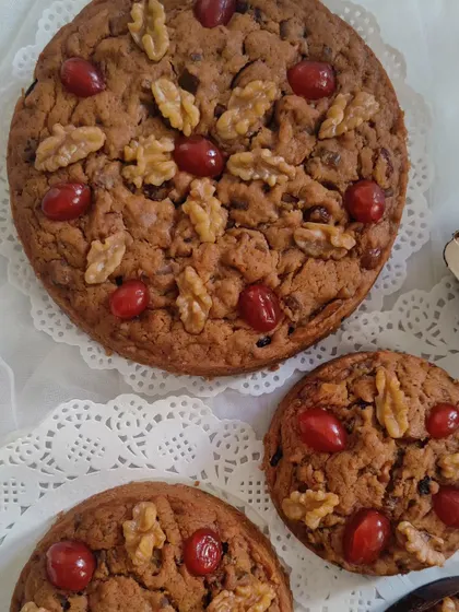 My decadent and authentic Christmas fruit cake. This traditional cake is packed with fruits and nuts that have been soaked in rum, offering a rich, boozy, and festive flavor.