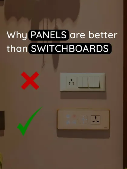 A direct comparison showing why our sleek smart panels are a significant aesthetic upgrade over traditional, bulky switchboards.