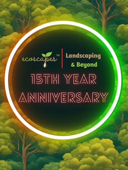 We are proud to celebrate 15 years of excellence in landscaping. We are grateful to our clients and our team for being a part of this incredible journey of growth and greenery.