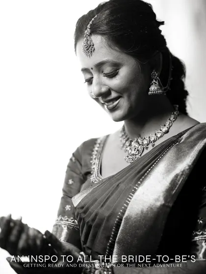 A duplicate of ID 207, this black and white portrait showcases a bride's serene beauty.