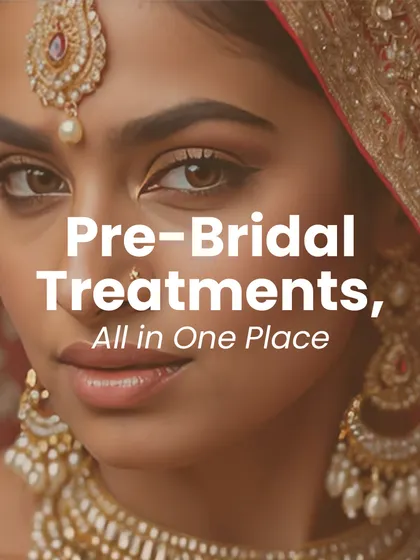 For brides-to-be, I offer a comprehensive range of pre-bridal treatments. We work together to create a timeline that ensures your skin is radiant and healthy for your special day.