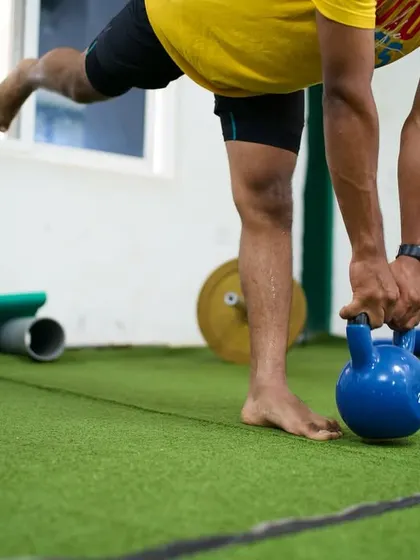 Single-leg kettlebell deadlifts are excellent for improving balance, strengthening the core, and preventing injuries.