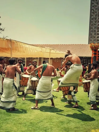 Pure passion unleashed at an outdoor wedding celebration. Our dynamic movements and powerful rhythms are perfect for open-air venues.