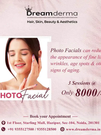 Photo Facials are a great way to reduce fine lines, age spots, and other signs of aging. We offer special packages to make this advanced light-based skin rejuvenation treatment more accessible for you.