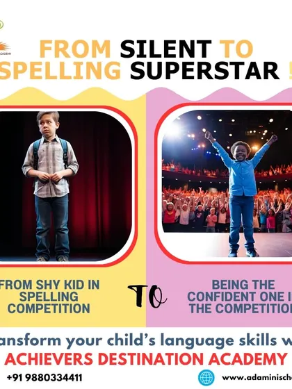 We transform shy kids into confident competitors. Our Spell Bee classes focus on building language skills and the self-assurance needed to perform on stage.