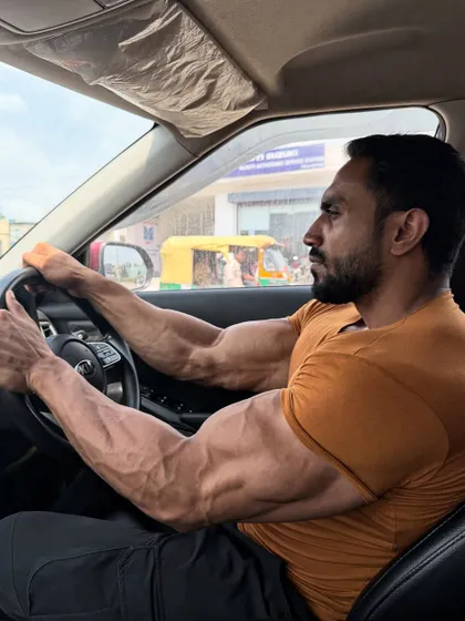 A final shot from the car, showing the results of a dedicated lifestyle.