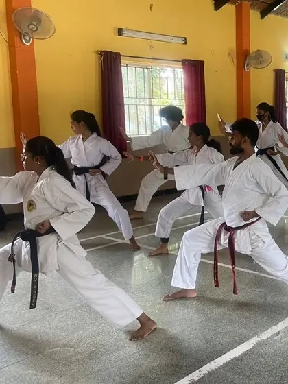 These images capture various moments from our training sessions and grading exams at different dojos, including Marathahalli and Malleshwaram, and at community events. Each picture shows the hard work and dedication that is central to our teaching philosophy.