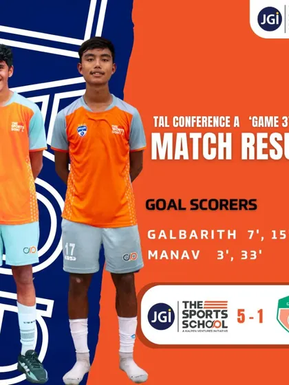A 5-1 victory marks our third consecutive win in the TAL Football Tournament. The scoreboard reflects the offensive power we cultivate in our players.