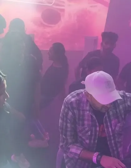 On the decks at the KEMA event, surrounded by fog and lights. The atmosphere was perfect for a high-energy Bollywood and commercial set.