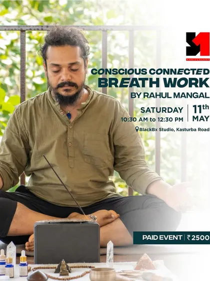 We host special workshops like this Conscious Connected Breathwork session. It's a powerful tool for detoxification, stress reduction, and resetting your nervous system.