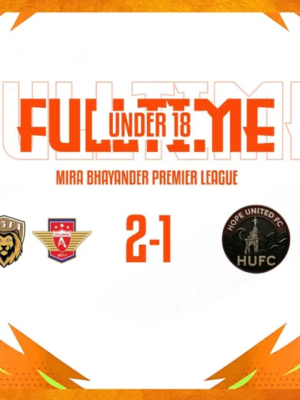 A 2-1 victory for our U18 team in the MBPL. We train our players to fight until the final whistle.