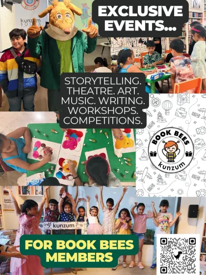 Welcome to our buzzing hive of readers. This is where we host exclusive events for our Book Bees members, from magical storytelling and creative workshops to fun competitions and even visits from beloved book characters.