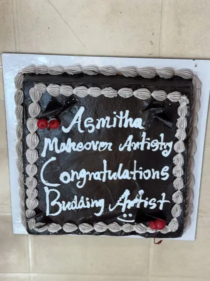 A celebration cake for our budding artists. Every success, big or small, is celebrated at AMA.