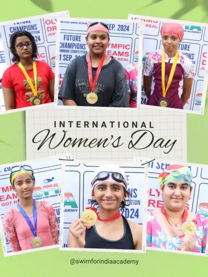 More of our incredible girl swimmers on International Women's Day. We are honored to be a part of their swimming journey.