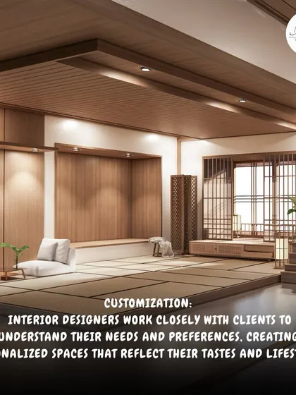One of the key benefits of working with us is customization. We work closely with you to create personalized spaces that reflect your taste and lifestyle.
