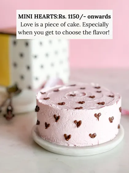 Our Valentine's Edit is all about sharing the love. Choose from heart-shaped brownies, mini heart cakes, cupcake bouquets, or even a jar of our homemade strawberry jam for your special someone.