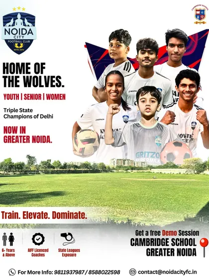 Our Greater Noida center at Cambridge School is now open for admissions. We offer a free demo session for aspiring players to train with our licensed coaches and see our pathway to state leagues.