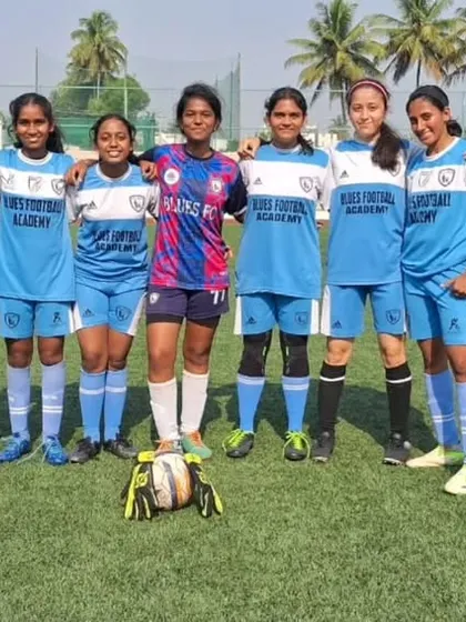 A group of our senior players after a training session, showcasing the strong bonds formed at the academy.