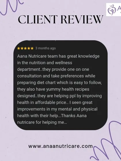 This client appreciated the one-on-one consultation, yummy health recipes, and affordable price. I believe that good health should be accessible to everyone.