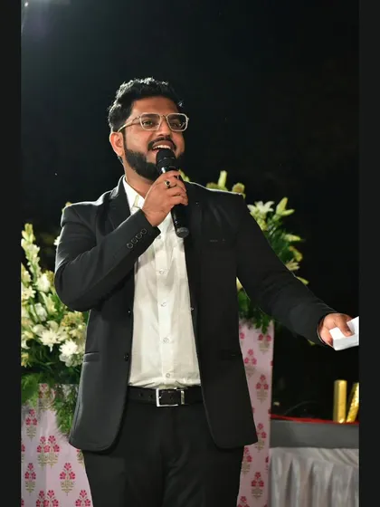 Nothing you wear is more important than your smile. A candid shot of me speaking.