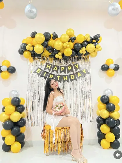 This simple and popular design is easy to set up in any home for a fun birthday celebration.