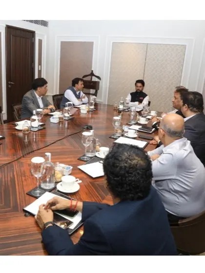 The meeting included five-time World Champion Mr. Viswanathan Anand and other key officials from the All India Chess Federation (AICF). My role as a legal advisor often involves facilitating such important national initiatives.
