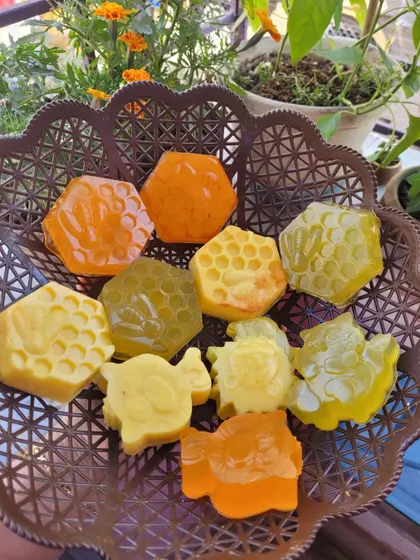 More of my fun-shaped facial soaps. I have options for every skin type, from dry and sensitive to oily and acne-prone.