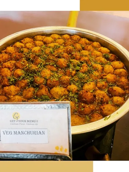 A favorite Indo-Chinese dish, our Veg Manchurian features vegetable dumplings tossed in a savory and tangy sauce. It's a versatile dish that's loved by guests of all ages.