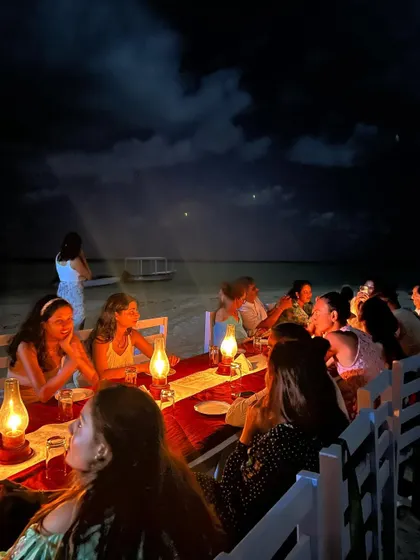 More glimpses from our unforgettable Lakshadweep retreats. Every moment is a postcard, from sunrise dives and full moon dinners to candid conversations and quiet naps on the beach.