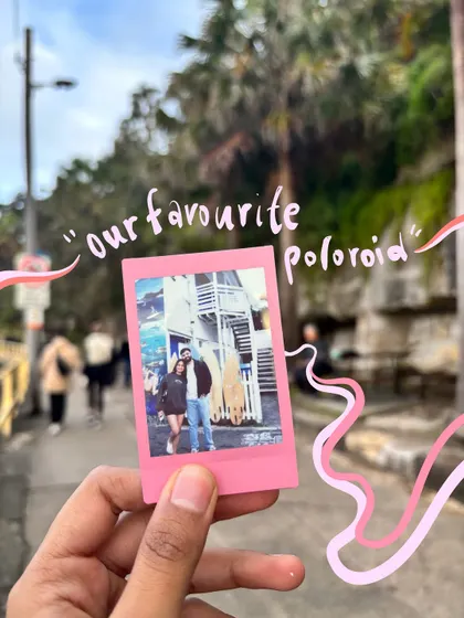 Our favorite polaroid. I love adding doodles around physical photos to blend the digital and real worlds.