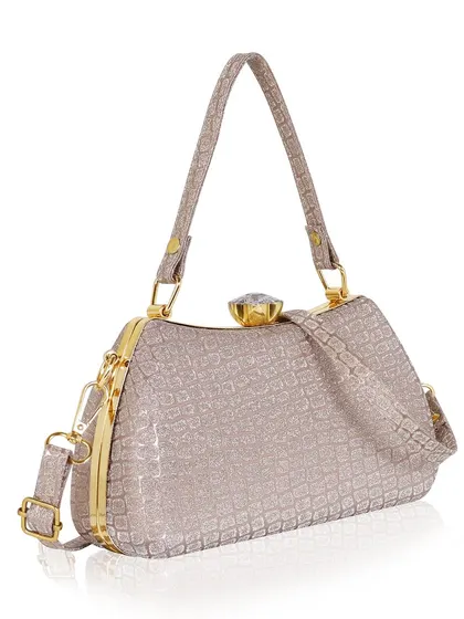 An angled shot of the second clutch, showing its texture and details.