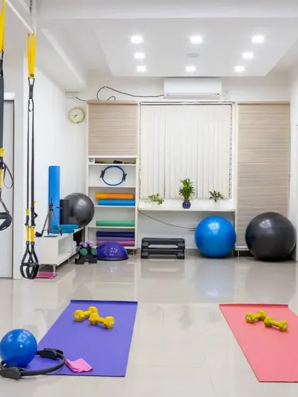 My studio is designed to be a bright and welcoming space for healing and movement. The clean, organized environment allows you to focus on your body and your practice without distraction.