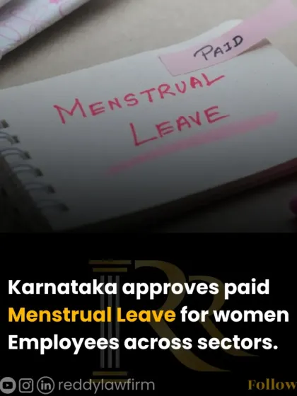 In a progressive move, Karnataka has approved a paid Menstrual Leave Policy. This policy allows women in both government and private sectors to take one additional paid leave per month, marking a significant step for inclusive workplace policies.