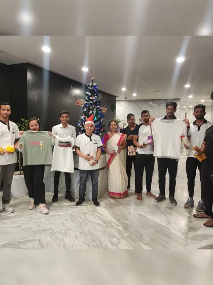 Our team celebrates Christmas together with a Secret Santa gift exchange, fostering a warm and festive atmosphere.