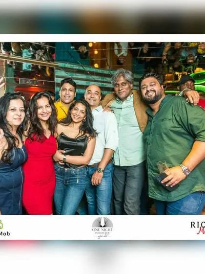 The whole crew together. My events are a great place to celebrate with friends.
