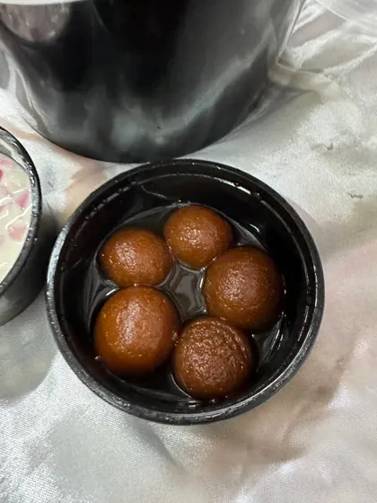 The perfect end to a biryani feast. Our soft and sweet gulab jamuns are always included as a complimentary treat with our bucket offers.