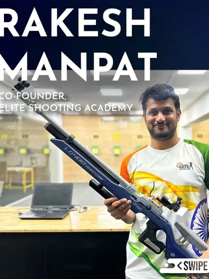 I am Rakesh Manpat, co-founder of the Elite Shooting Academy. As a national champion and Ekalavya Awardee, I have dedicated my career to the sport, and now my focus is on mentoring the next generation of Indian shooting champions.