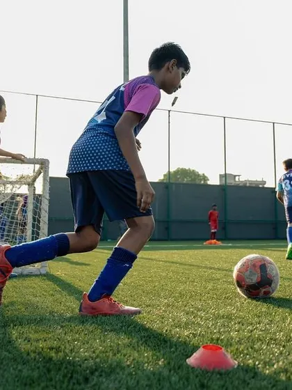 Players getting back into the rhythm of training as the academy reopens for the new season.