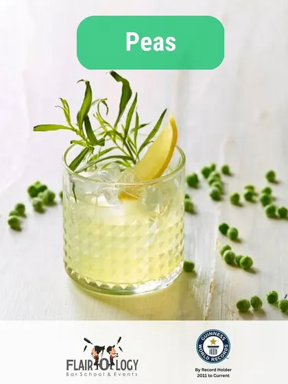 Ever tried peas in a cocktail? We love experimenting with unique vegetable ingredients to create savory and surprising flavor profiles.