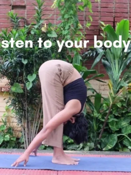 What does it mean to "listen to your body"? It means slowing down, paying attention to sensations, and honoring what you feel without judgment. This is a reminder that your body is your best teacher.