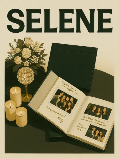 Introducing the Forever Book. It’s more than an album; it’s a time capsule of your event. Each page holds not just photos, but the handwritten wishes, inside jokes, and heartfelt congratulations from your favorite people, all preserved in a beautiful, luxe book.