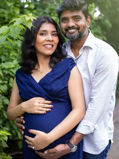 A classic, happy family portrait. We make sure to capture the unique personality of each family member during our sessions.